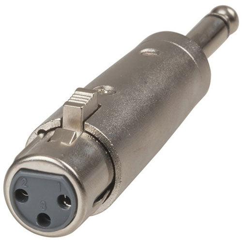 Cannon/XLR to 6.5mm Plug Adaptor with 3 Pins