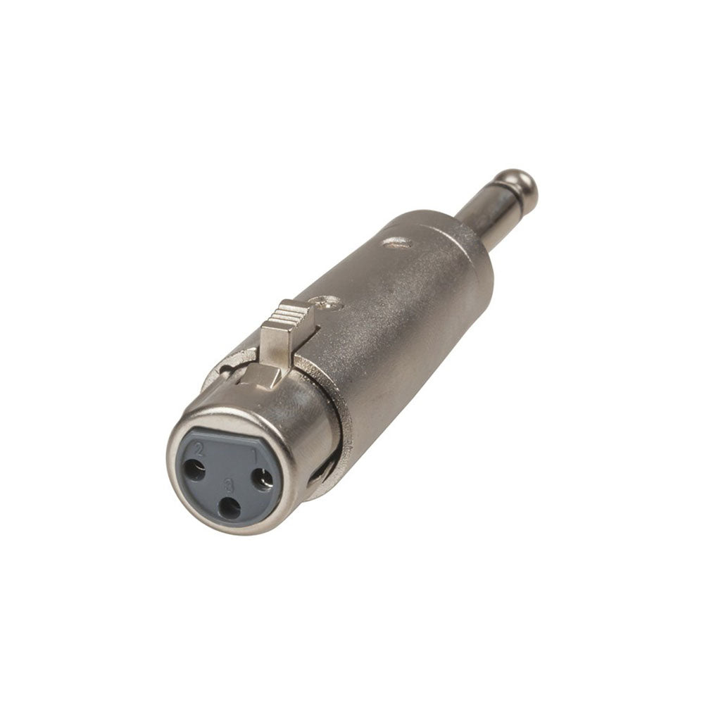 Cannon/XLR til 6,5 mm pluggadapter med 3 pinner