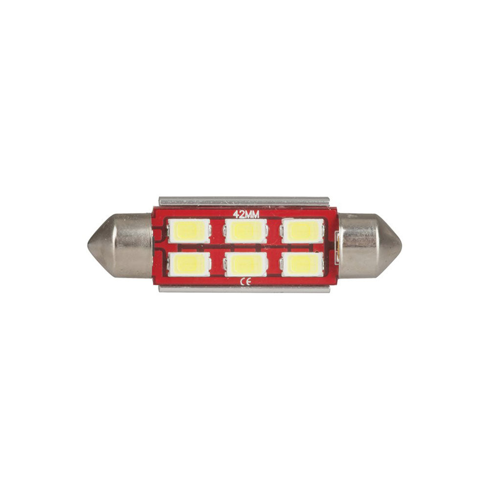 Canbus compatibele LED Festoon Globe 12V (6x5730)