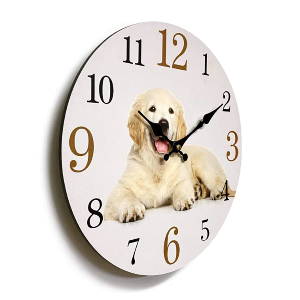 Horloge murale MDF classique 12 "(34x34x2,5 cm)