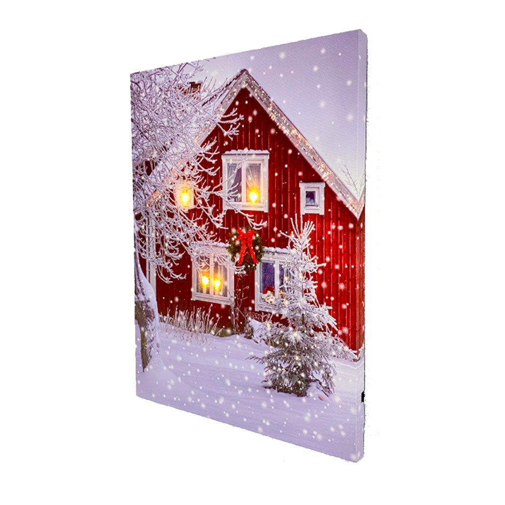 Led Obthat Art Christmas Canvas Maleri