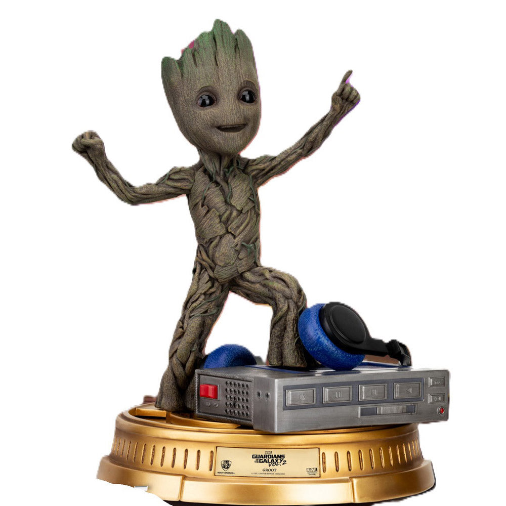 BK Life Size Infinity Saga Series Dancing King Groot Statue