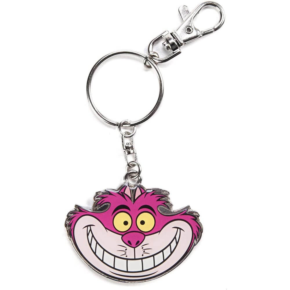 Keyring pewter tweezijdig gekleurd