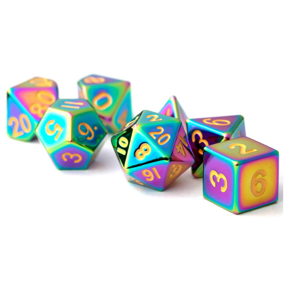 MDG Metal Polyhedral Dice Set