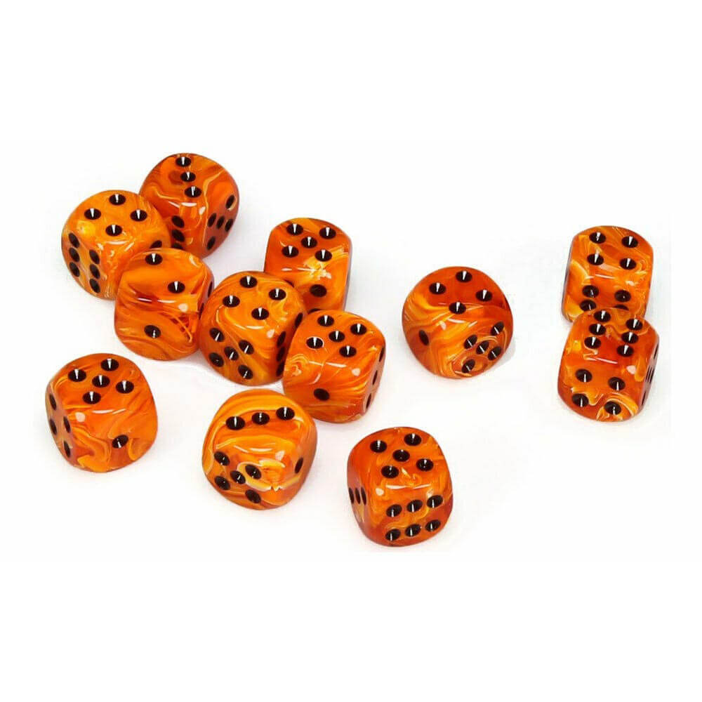 D6 DICE VORTEX 16mm (12 terninger)