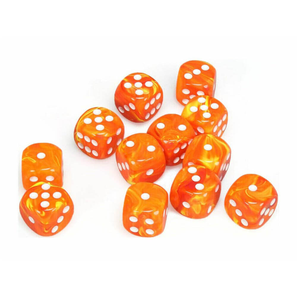 D6 DICE VORTEX 16mm (12 terninger)