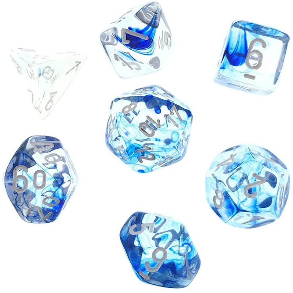 D7 die set terning nebula polyhedral (7 terninger)