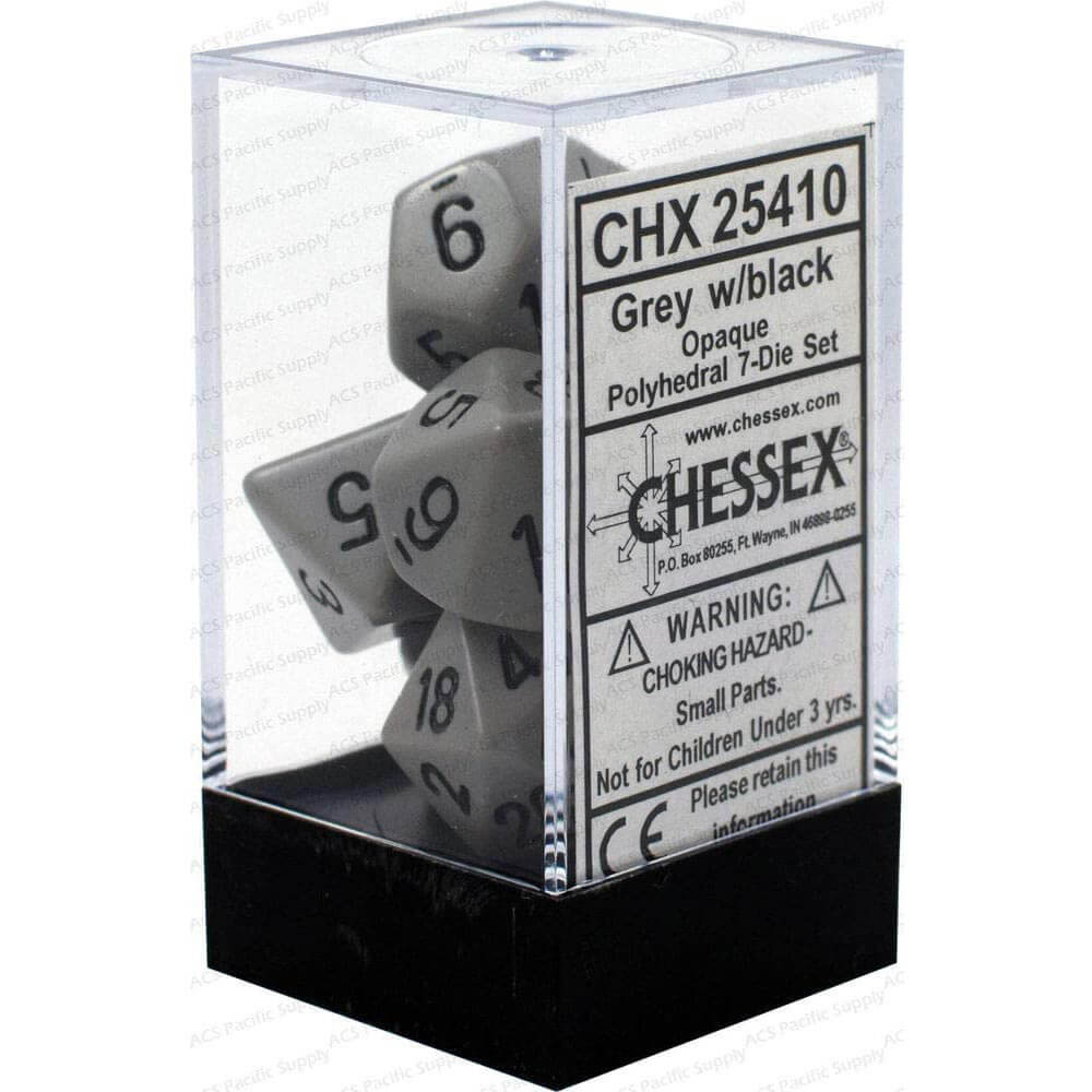 D7 DI SET DICE OPAQUE POLYH (7 dés)