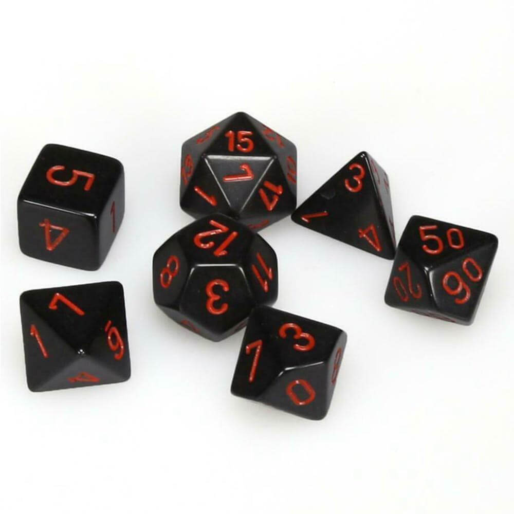 D7 DI SET DICE OPAQUE POLYH (7 dés)