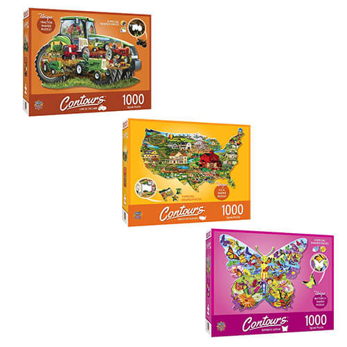 MP Contours Shaped Puzzle (1000pcs)