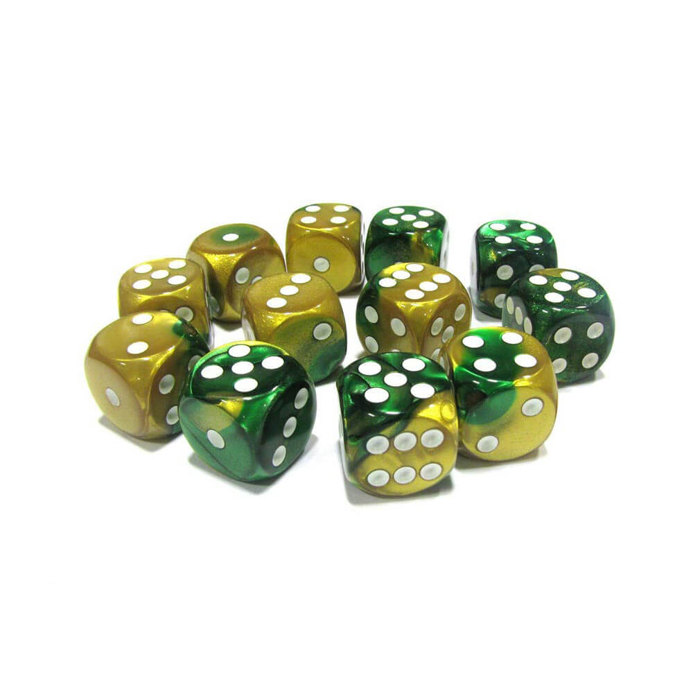 D6 DICE GEMINI 16mm (12 terninger)