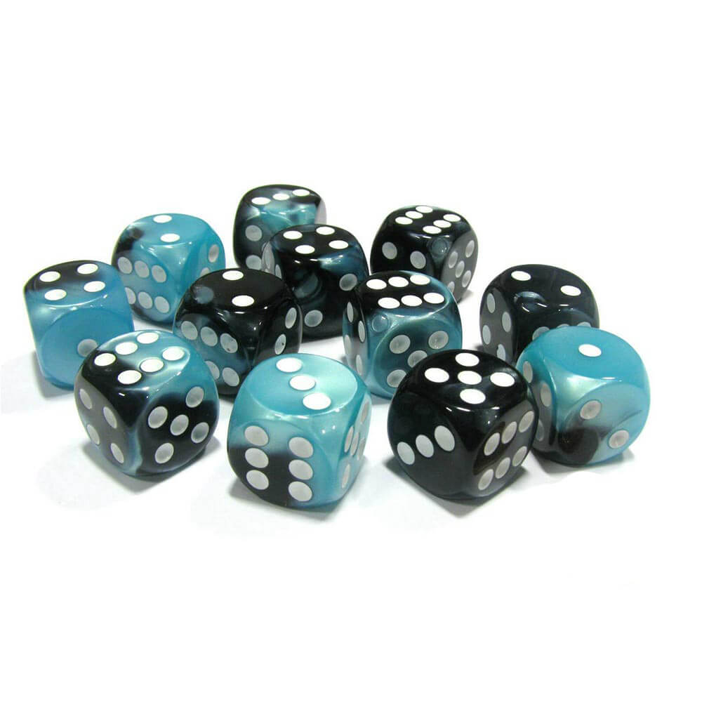 D6 DICE GEMINI 16mm (12 terninger)