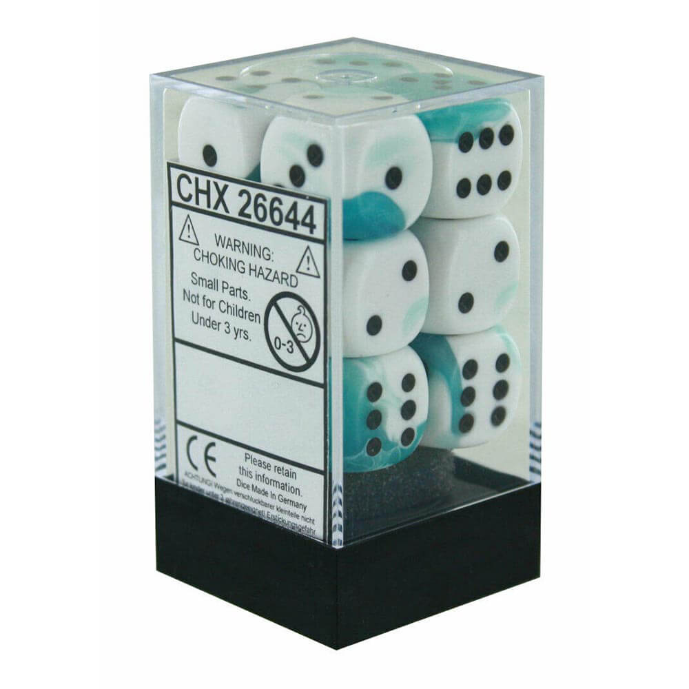 D6 DICE GEMINI 16MM (12 DICE)