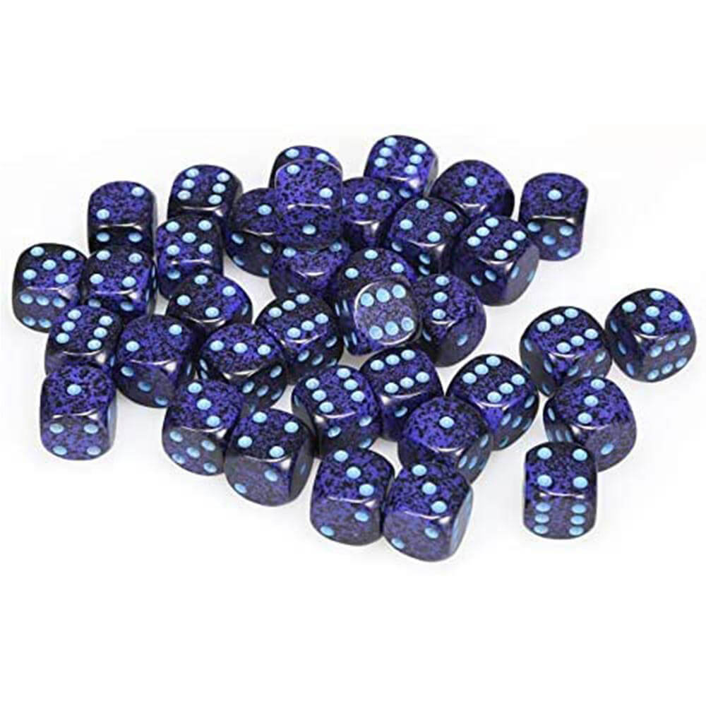 D6 Dice moucheté de 12 mm (36 dés)