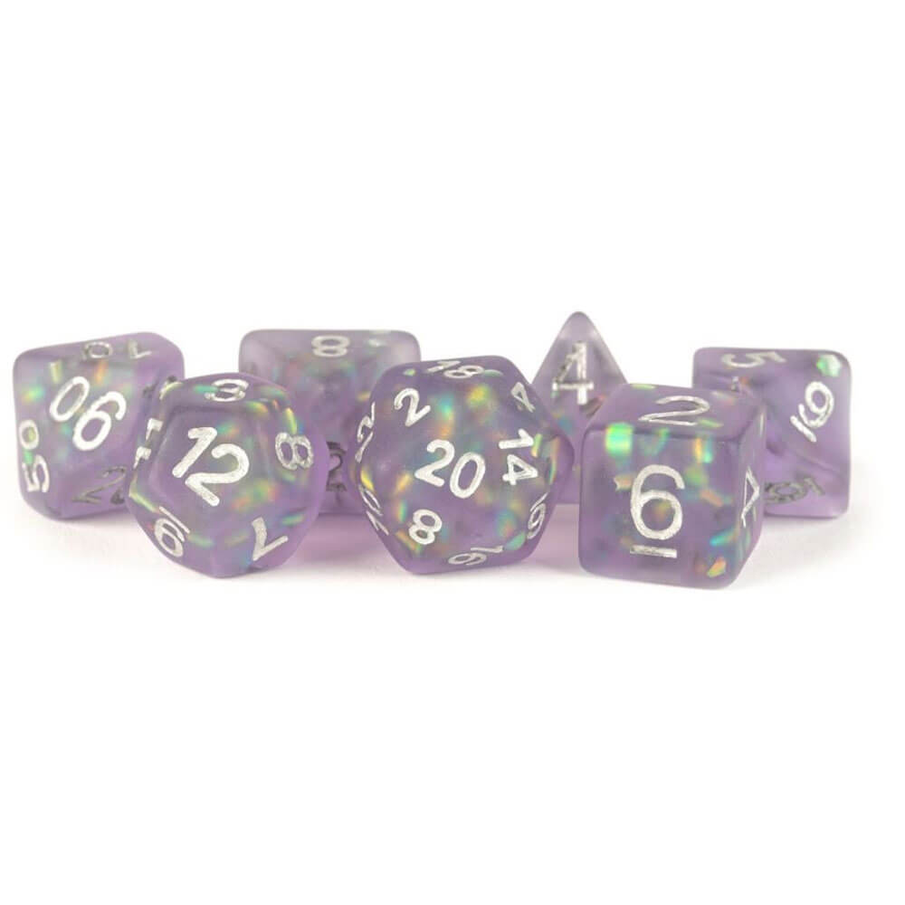 MDG Icy Opal Dice Set 16mm Poly