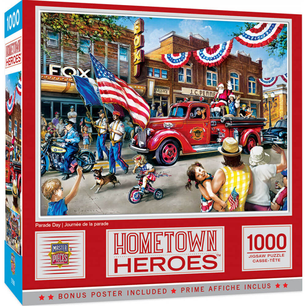 Masterpieces Hometown Heroes 1000pc Puzzle