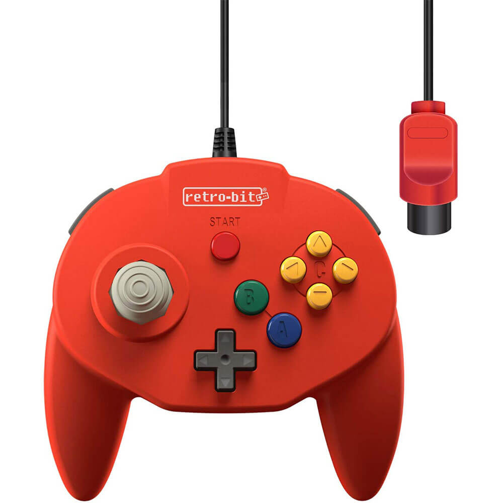 Retro-Bit Tribute64 N64 Controlador Wired