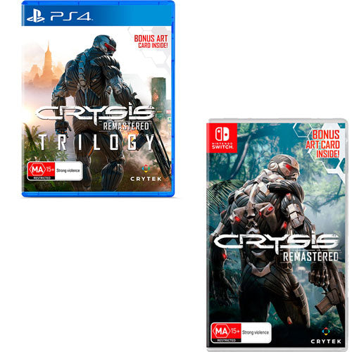 Crysis remasteret trilogi videospil