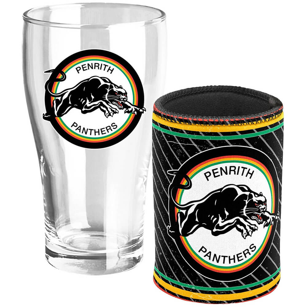 NRL Heritage Pint Glass & Can Cooler Pack