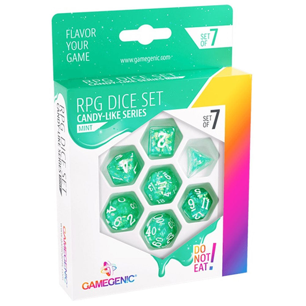 Set di dadi RPG Serie Serie Candy GameGenic Set 7pcs