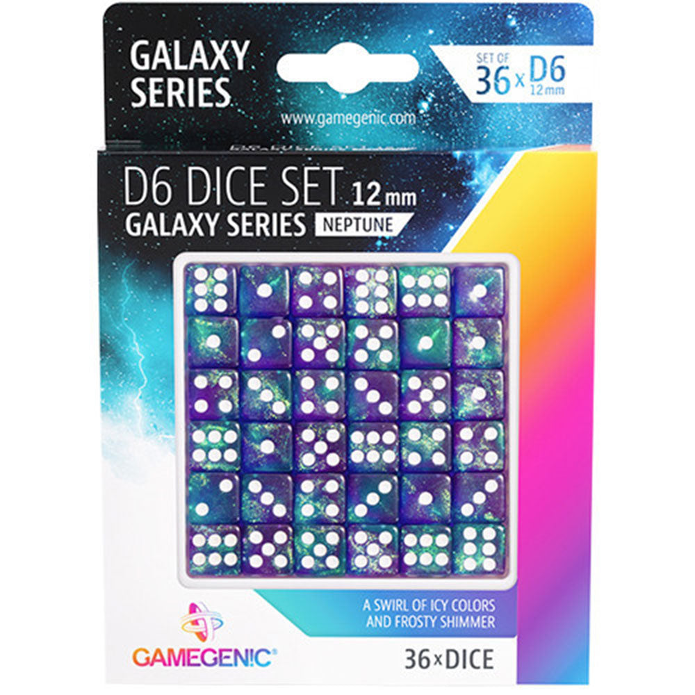 GameGenic Galaxy Series D6 DICE Set 12mm (36 pcs)