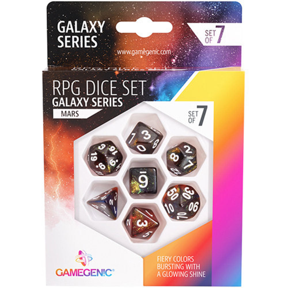 GameGenic Galaxy Series RPG Dice Conjunto 7pcs