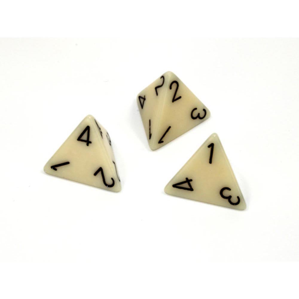 CHESSEX OPAQUE D4 DICE POLIEDRALES