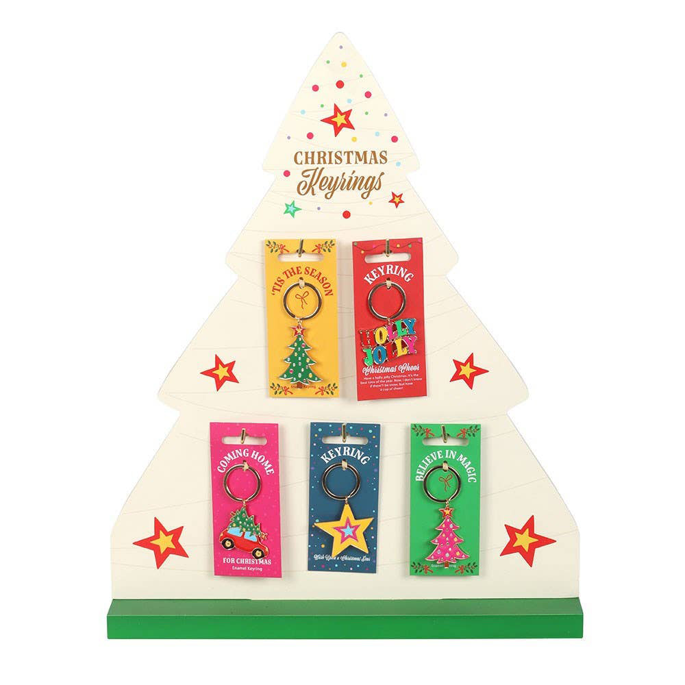 Nostalgic Christmas Keyrings (Set of 25)