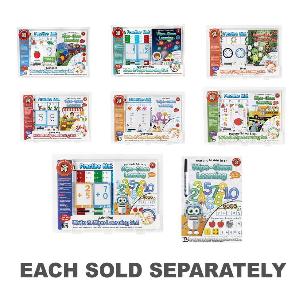 Learning Can be Fun Write & Wipe Learning Set