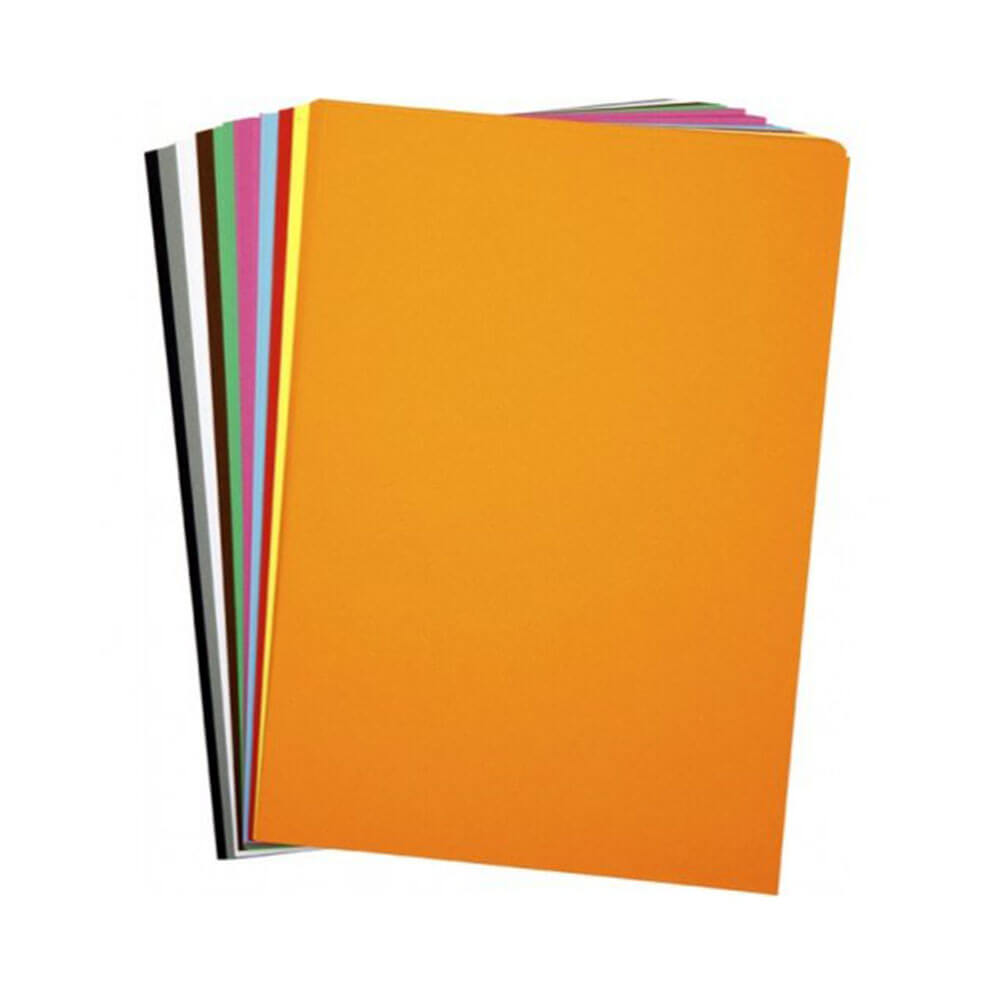 Carta di copertura arcobaleno 125GSM assortita (250pk)