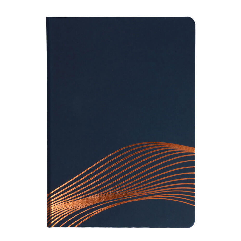 Collins Vanguard Notebook Foil Blue 240 pagine A5