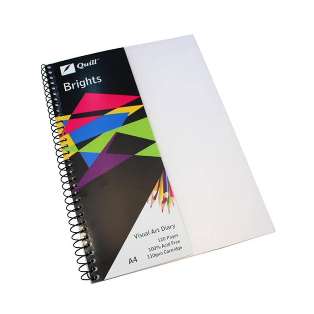 Quill Brights Visual Art Diary A3 (60 blader)