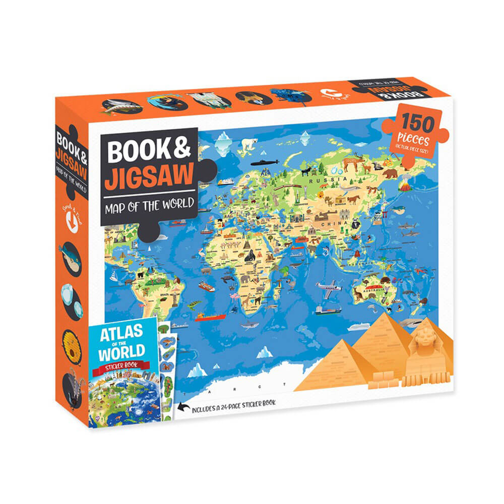 Libro de 24 páginas de Mindbogglers con Jigsaw 150pcs