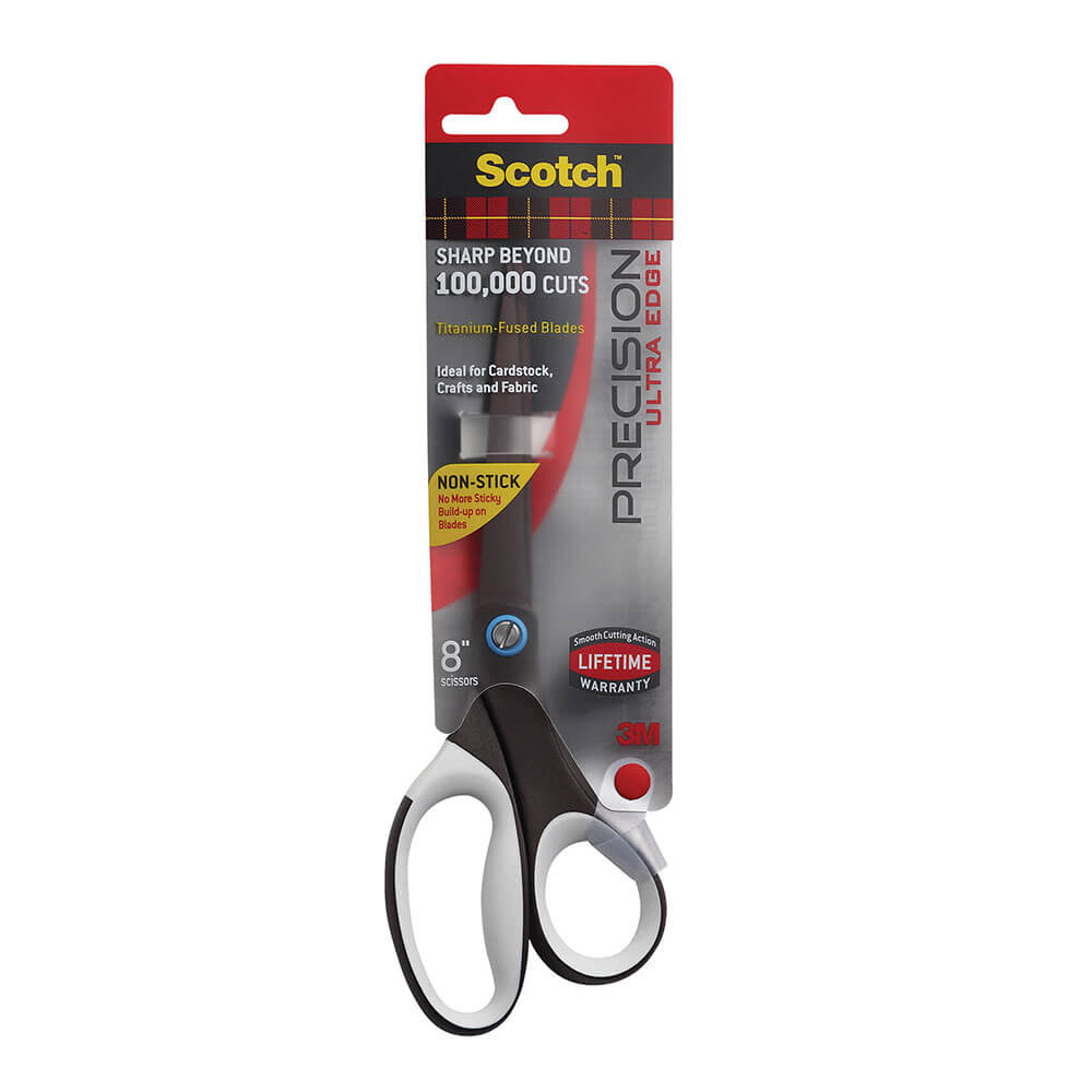 Scotch Titanium Precision Scissors 8" Assorted