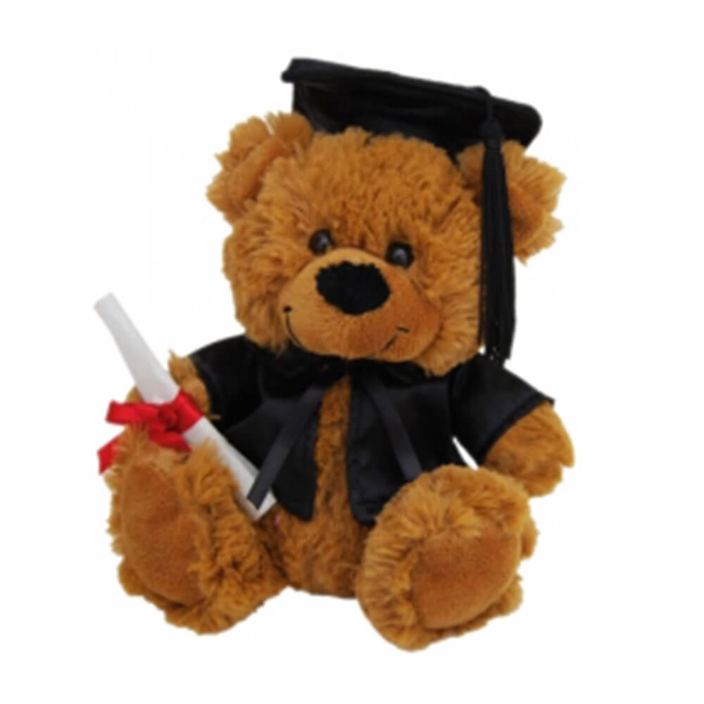 Elka Bear Jelly Graduation Miękka zabawka (brązowa)