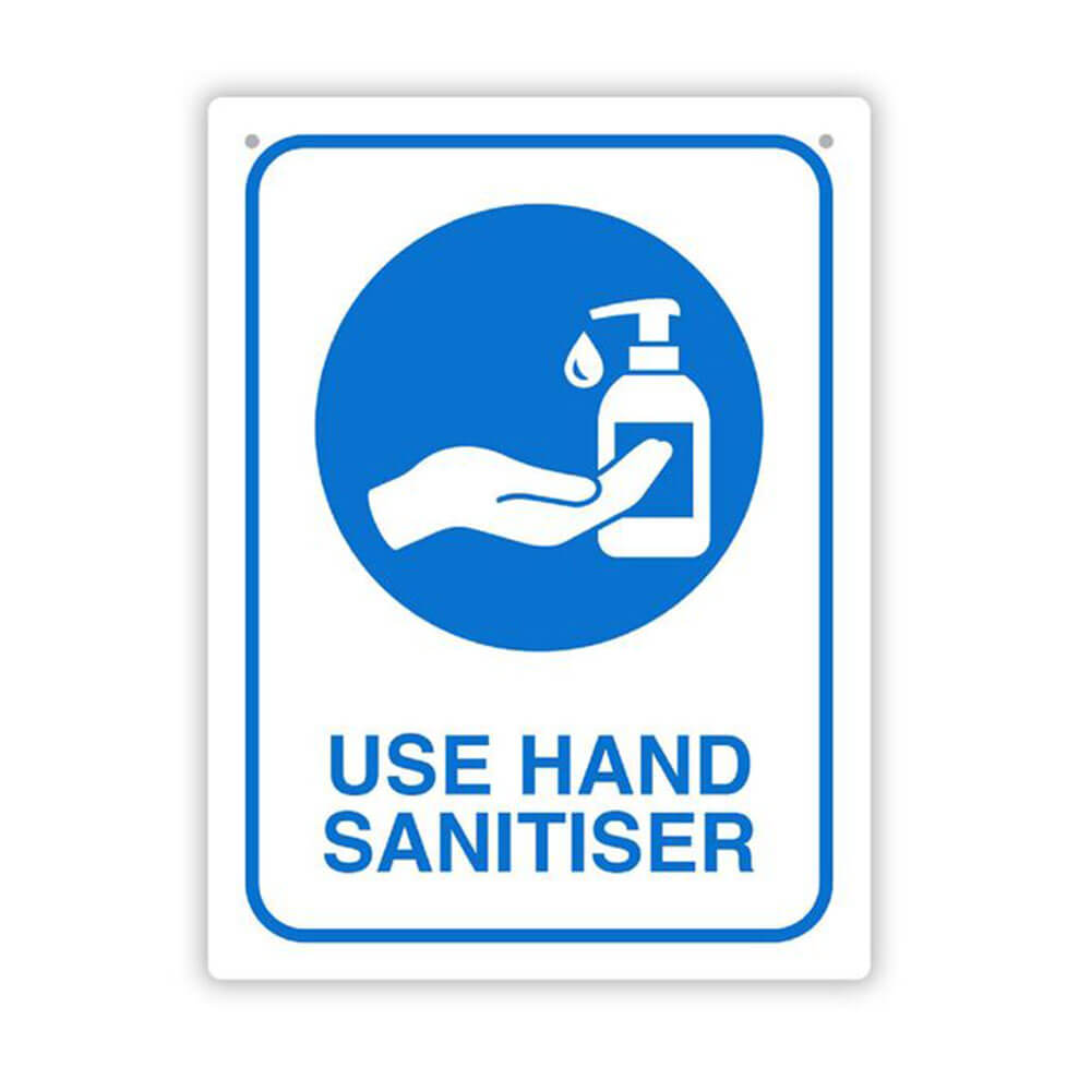 Durus Use Hand Sanitiser Wall Sign (225x300mm)