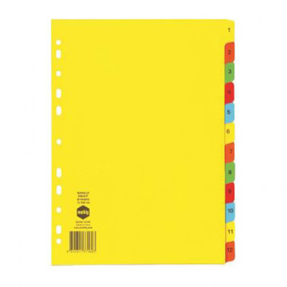 Marbig Manilla Bright Dividers（A4）