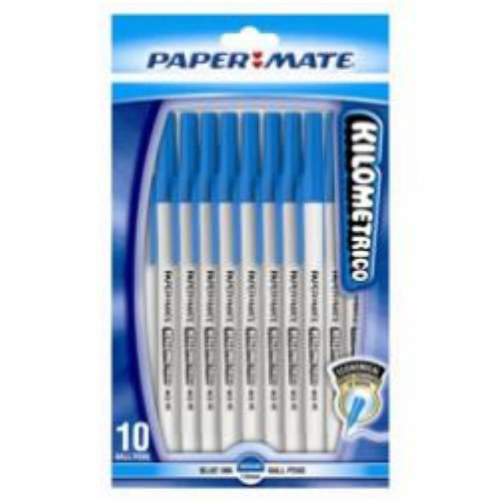 Paper Mate Kilometrico Ballpoint (medium blauw)