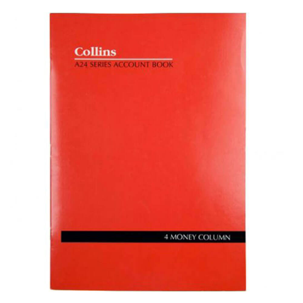 Livro da conta Collins 24 folhas (A4)