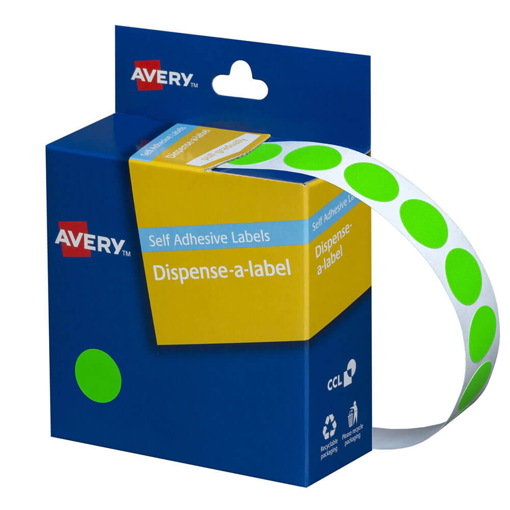 Avery zelfklevende dot-labels 14 mm (700 stcs)