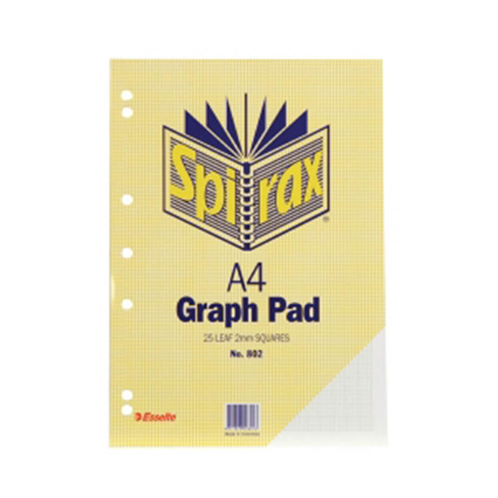  Spirax A4 25-Blatt-Grafikblock (10er-Pack)