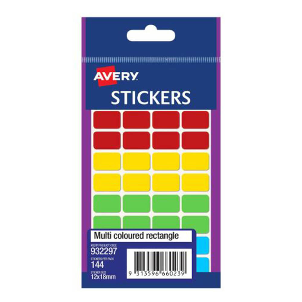 Avery multifunctionele rechthoeklabel (12x18)