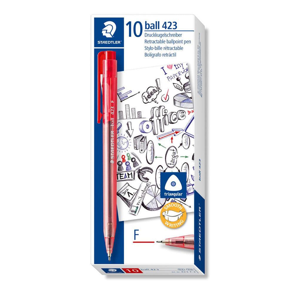 Staedtler 423 Fijne balpen (doos van 10)