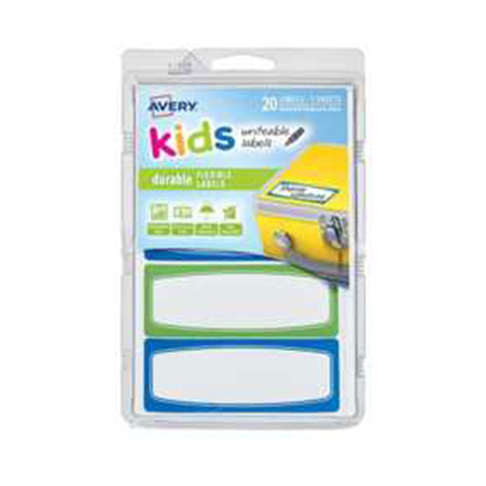 Avery Writeble Kids ID Etichette 20pcs (89x32mm)