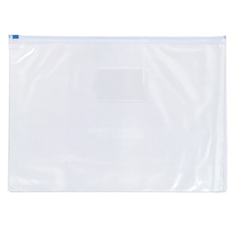 Marbig transparante data -case envelop met Ziplock