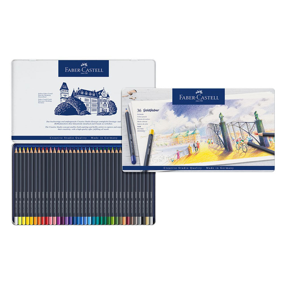 Faber-Castell Goldfaber Color Pencil en estaño