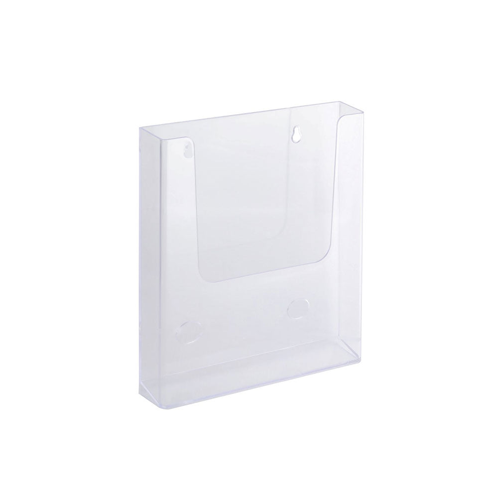 Italplast Wall Mounted Portrait Brochure Holder A5 (Clear)