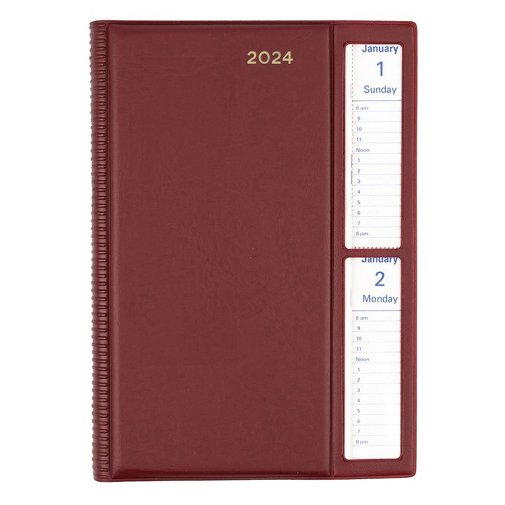 Belmont A5 2DTP 2024 Vinduet Faced Diary