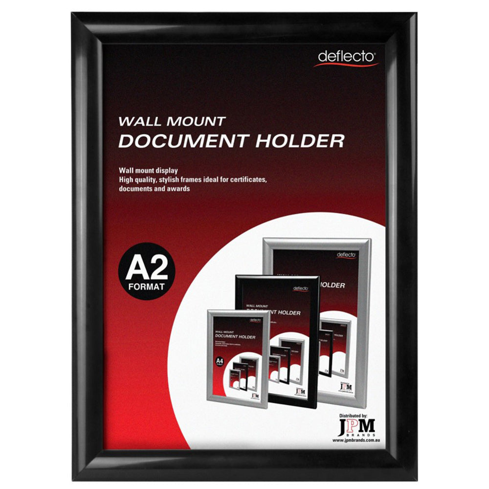 Déflecto Wall Moustned Document Holder (noir)