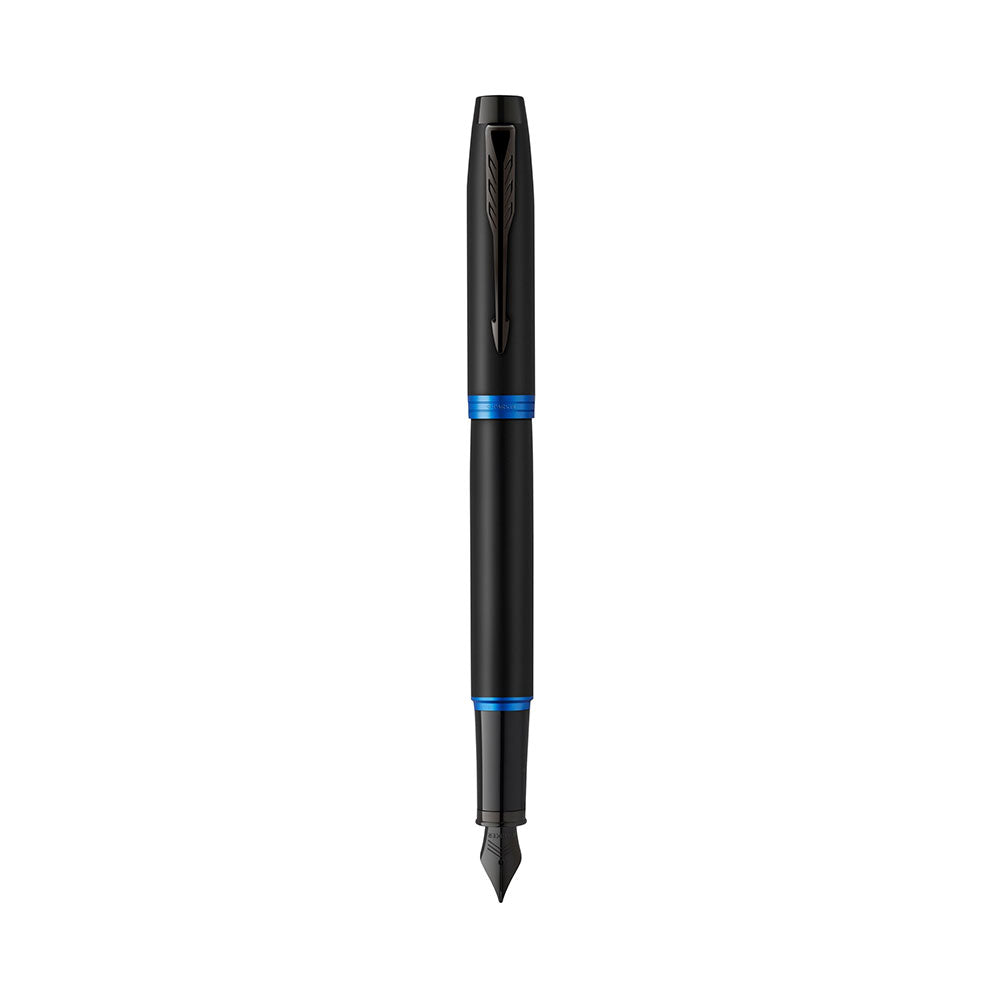 Parker Im levende ringer Fountain Pen (svart)